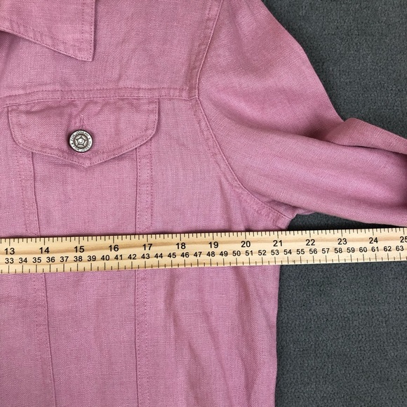 For Joseph 100% Linen coastal Casual button down Jacket size M - Picture 8 of 9